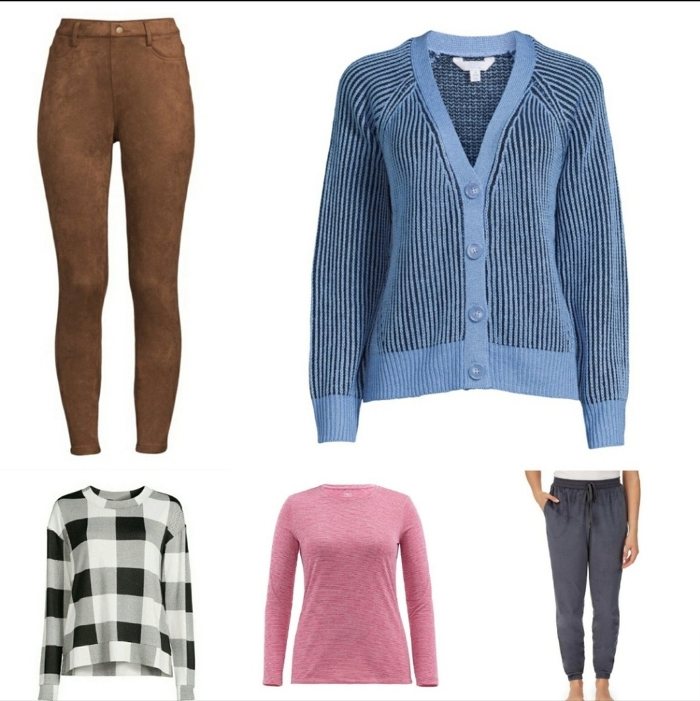 Size Small New Cartigan, Shirts & Pants x5 Item Bundle